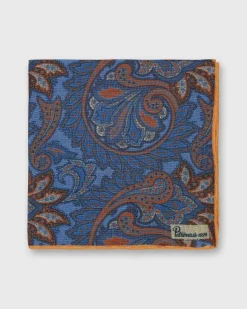 Linen Print Pocket Square^Petronius Flash Sale