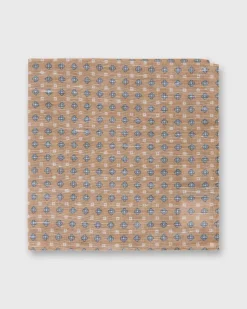 Linen/Cotton Print Pocket Square^Sid Mashburn Shop