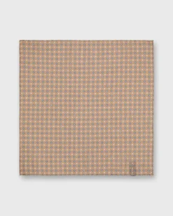Linen/Cotton Print Pocket Square^Sid Mashburn Shop