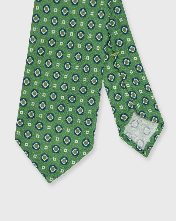 Linen/Silk Print Tie^Sid Mashburn Sale
