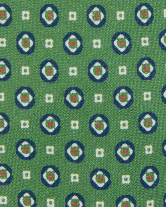 Linen/Silk Print Tie^Sid Mashburn Sale