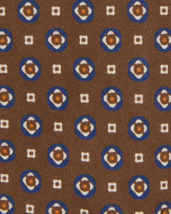 Linen/Silk Print Tie^Sid Mashburn Online