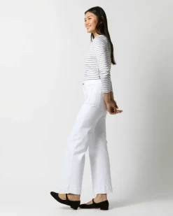 Long-Sleeved Boatneck Tee^Ann Mashburn Best Sale