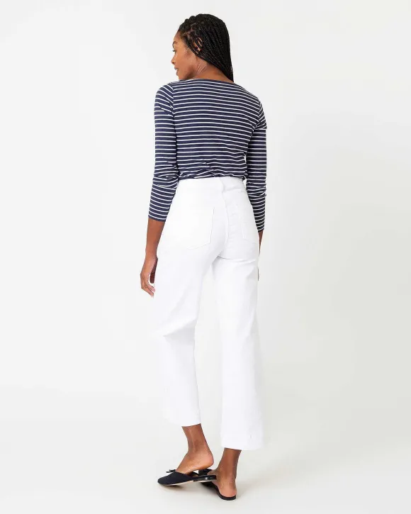 Long-Sleeved Boatneck Tee^Ann Mashburn Fashion