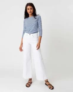 Long-Sleeved Boatneck Tee^Ann Mashburn Best Sale