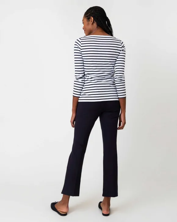 Long-Sleeved Boatneck Tee^Ann Mashburn Clearance