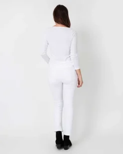 Long-Sleeved Boatneck Tee^Ann Mashburn Discount