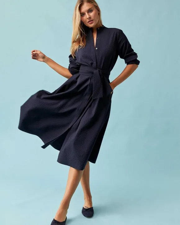 Long-Sleeved Gianna Dress^Ann Mashburn Outlet