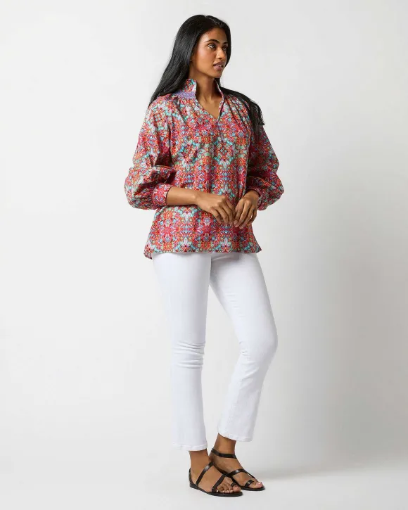 Long-Sleeved Maeve Smocking Top^Ann Mashburn Cheap