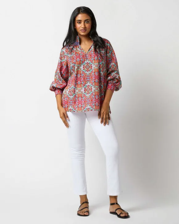Long-Sleeved Maeve Smocking Top^Ann Mashburn Cheap