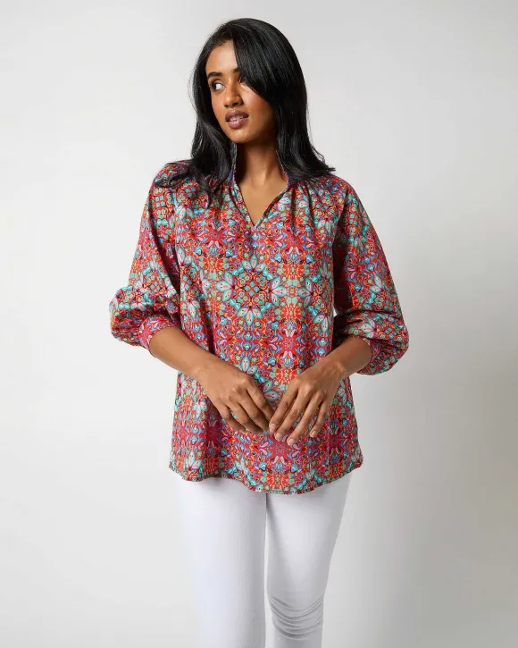 Long-Sleeved Maeve Smocking Top^Ann Mashburn Cheap