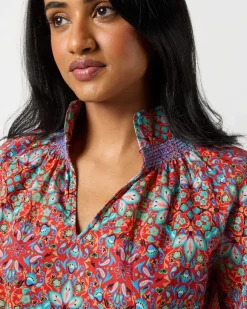 Long-Sleeved Maeve Smocking Top^Ann Mashburn Cheap