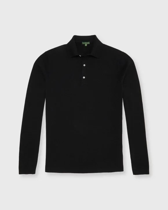 Long-Sleeved Rally Polo Sweater^Sid Mashburn Outlet