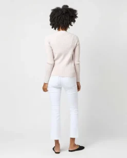 Nia Long-Sleeved Ribbed Cardigan^Ann Mashburn Shop