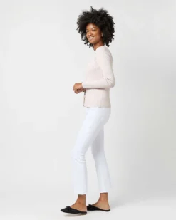 Nia Long-Sleeved Ribbed Cardigan^Ann Mashburn Shop