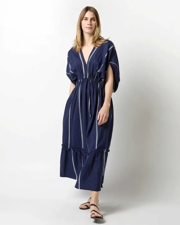 Nunu Plunge Neck Dress^lemlem Clearance