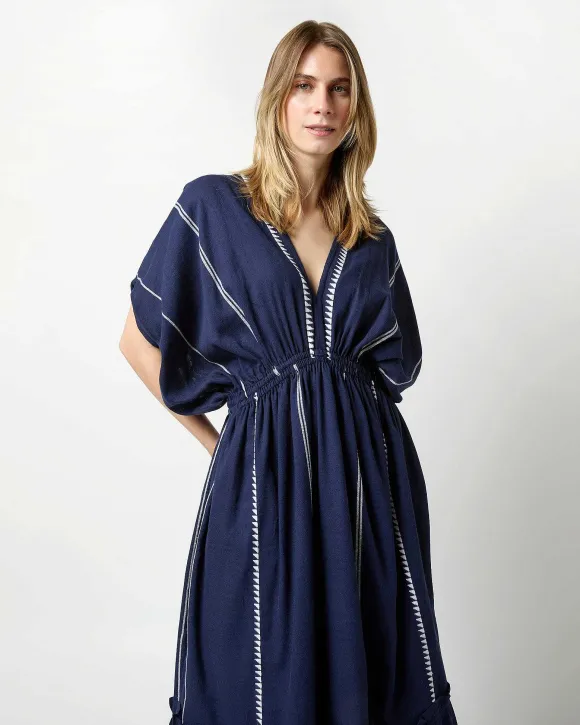 Nunu Plunge Neck Dress^lemlem Clearance