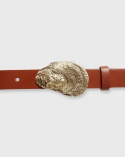 Oyster Shell Belt Buckle^Mashburn Cheap