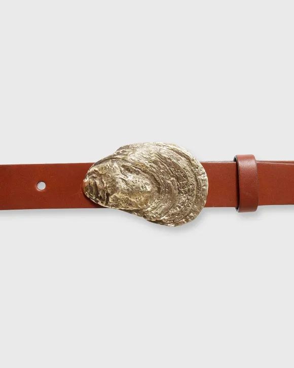 Oyster Shell Belt Buckle^Mashburn Cheap