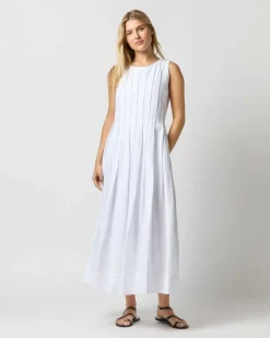 Pleated Jill Dress^Ann Mashburn New