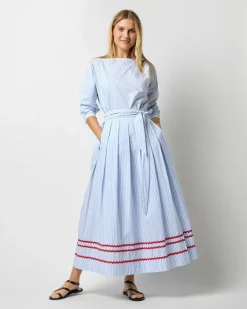 Pleated Wrap Midi Skirt^Ann Mashburn Shop