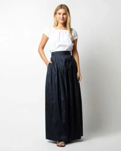 Pleated Wrap Skirt^Ann Mashburn Fashion