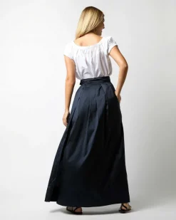 Pleated Wrap Skirt^Ann Mashburn Fashion