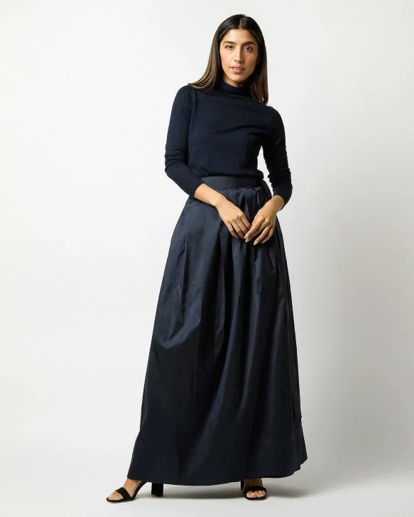 Pleated Wrap Skirt^Ann Mashburn Fashion