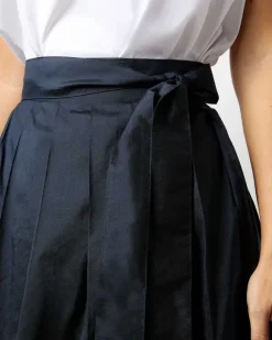 Pleated Wrap Skirt^Ann Mashburn Fashion