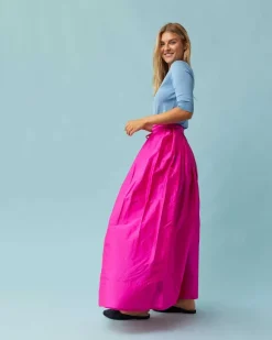 Pleated Wrap Skirt^Ann Mashburn Hot