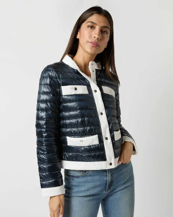 Short Jacket With Matte Nylon Trim^Herno Clearance
