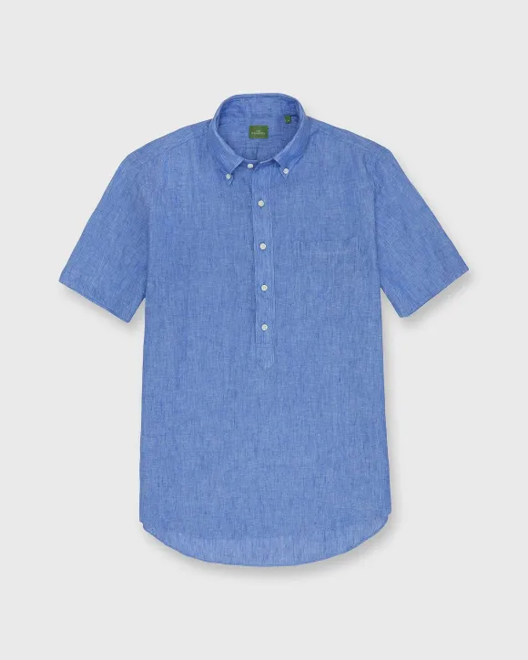 Short-Sleeved Button-Down Popover Sport Shirt^Sid Mashburn New