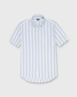 Short-Sleeved Button-Down Sport Shirt^Sid Mashburn Fashion