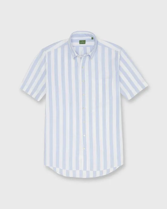 Short-Sleeved Button-Down Sport Shirt^Sid Mashburn Fashion