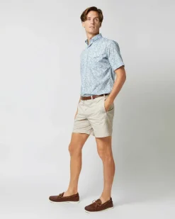 Short-Sleeved Button-Down Sport Shirt^Sid Mashburn Clearance