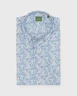 Short-Sleeved Button-Down Sport Shirt^Sid Mashburn Clearance
