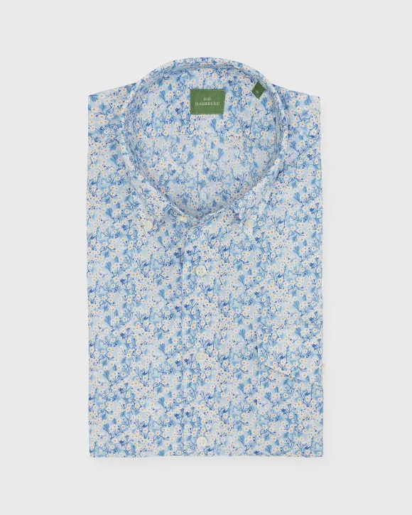 Short-Sleeved Button-Down Sport Shirt^Sid Mashburn Clearance