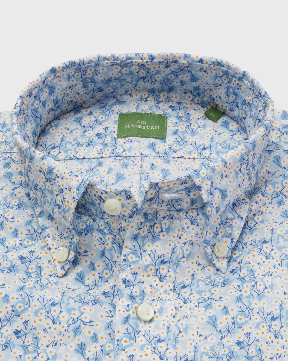 Short-Sleeved Button-Down Sport Shirt^Sid Mashburn Clearance