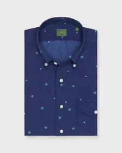 Short-Sleeved Button-Down Sport Shirt^Sid Mashburn Cheap