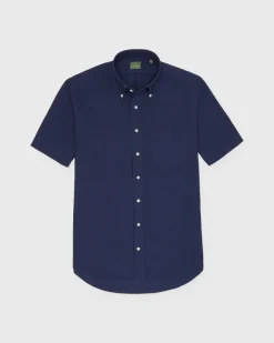 Short-Sleeved Button-Down Sport Shirt^Sid Mashburn Best Sale