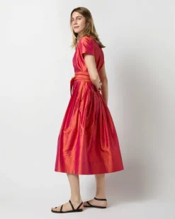 Short-Sleeved Classic Shirtwaist Dress^Ann Mashburn New
