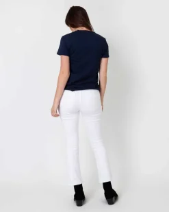 Short-Sleeved Deep-V Tee^Ann Mashburn Cheap