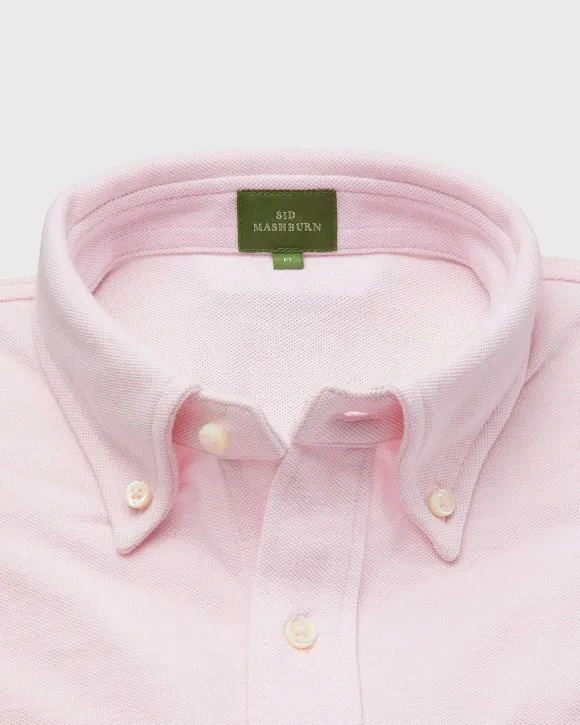 Short-Sleeved Knit Button-Down Popover Shirt^Sid Mashburn Store