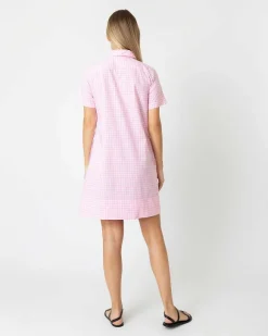 Short-Sleeved Popover Dress^Ann Mashburn Store