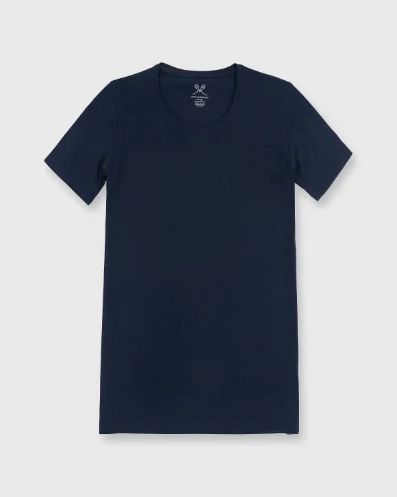 Short-Sleeved Relaxed Tee^Ann Mashburn Sale
