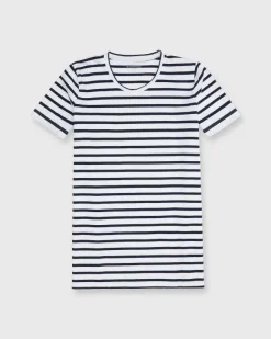 Short-Sleeved Relaxed Tee^Ann Mashburn Sale