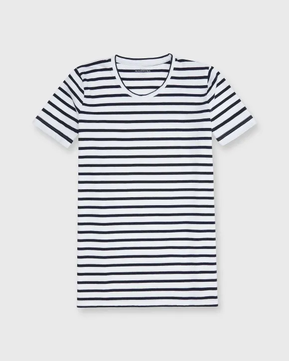 Short-Sleeved Relaxed Tee^Ann Mashburn Sale