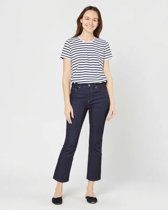 Short-Sleeved Relaxed Tee^Ann Mashburn Sale