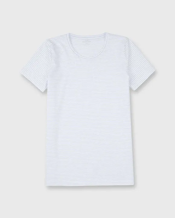 Short-Sleeved Relaxed Tee^Ann Mashburn Cheap