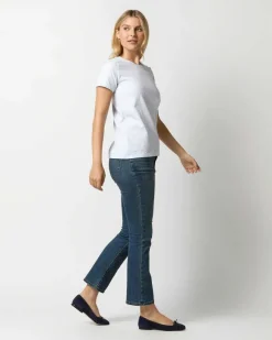 Short-Sleeved Relaxed Tee^Ann Mashburn Cheap